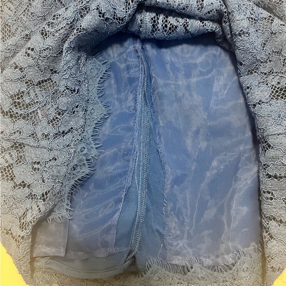 Babaton blue/periwinkle mini dress - size 8 - Picture 5 of 5